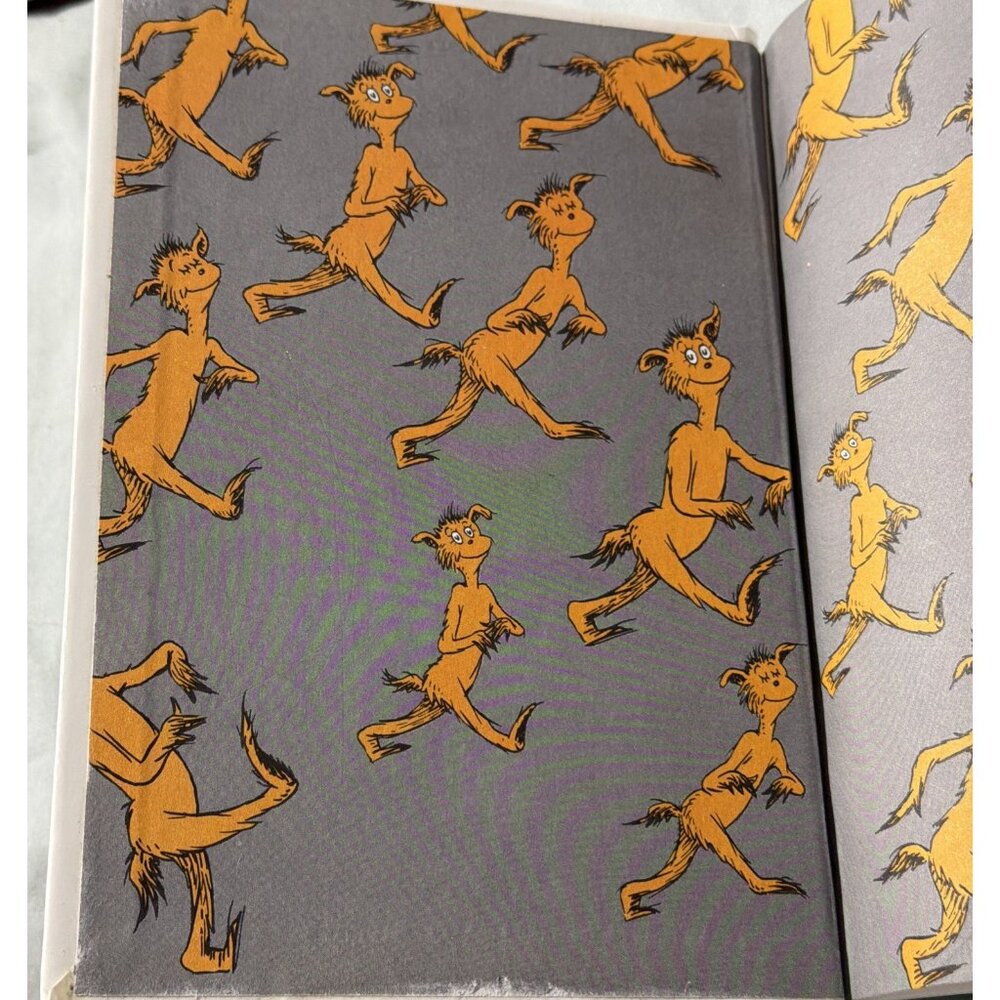 VTG Dr Seuss Book 1968 The Foot Book Random House New York Hard Cover - Picture 4 of 14